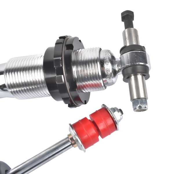 改装减震器套装 Pair 500lb Adjustable Coilover Shocks 6-coil springs Fits Ford Mustang II IFS-8