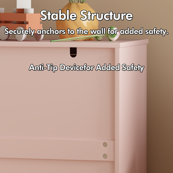 Kitchen Storage Cabinet with Double Doors, Coffee Bar Cabinet with Adjustable Shelves, Sideboard Buffet for Dining Room, Living Room or Entryway, Pink-32