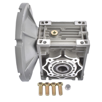 减速机 56C Flange Worm Gear Speed Reducer MRV040 10:1 1.16 HP 1750 RPM Keyed Shaft