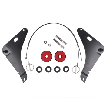 引擎盖销钉套件 Hood Pin Pins Kit Fits For 2008-2016 Dodge Challenger 3.6 5.7 6.4  82214260 82214260AB 82214260AC P5155755
