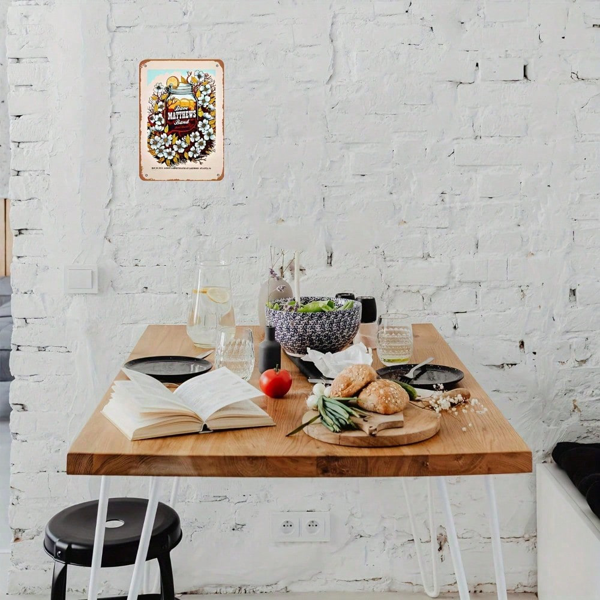 CIFbuy 戴夫·马修斯乐队复古金属铁皮装饰牌 8x12，家居酒吧复古墙面装饰（TikTok, temu 自提物流）-4