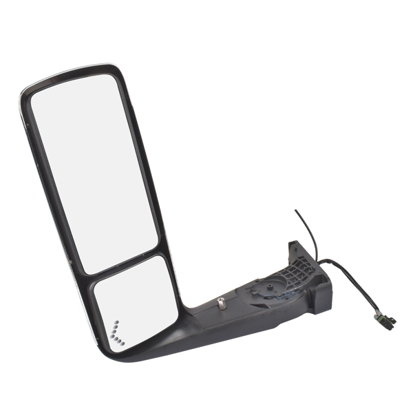 后视镜 Front Left Chrome Power View Door Mirror with Turn Signal Light Fits for International Harvester MV607 2018-2026 4188594C91-3