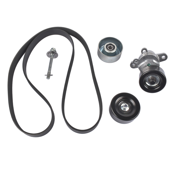 皮带套装 Serpentine Belt Tensioner Pulley Kit Fits for Nissan Maxima Murano Altima 90K39155-3