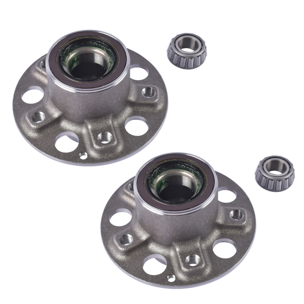 轮毂单元 2Pcs Front Wheel Hub and Bearing Assembly Fit for Mercedes-Benz C280 C320 C350 CLK320 CLK350 SLK350-5
