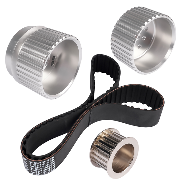 皮带轮套装 Pulley Kit Fit for Ford SBF 289 302 351W Small Block Only Fit Non-A/C Cars-6