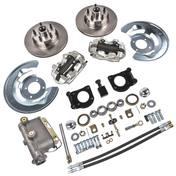 刹车盘套装 11\\" Brake Disc Set 4‑Piston Replacement for 1963-1969 Ford Falcon Fairlane V8 Front Caliper