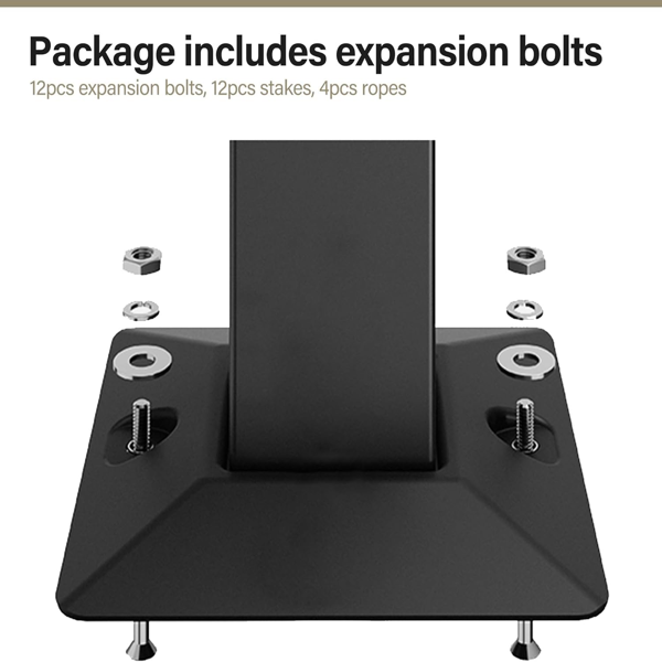 庭院凉亭 10'x20'，户外重型派对帐篷，带双层顶棚、蚊帐和隐私屏风，适用于后院、花园和草坪-10