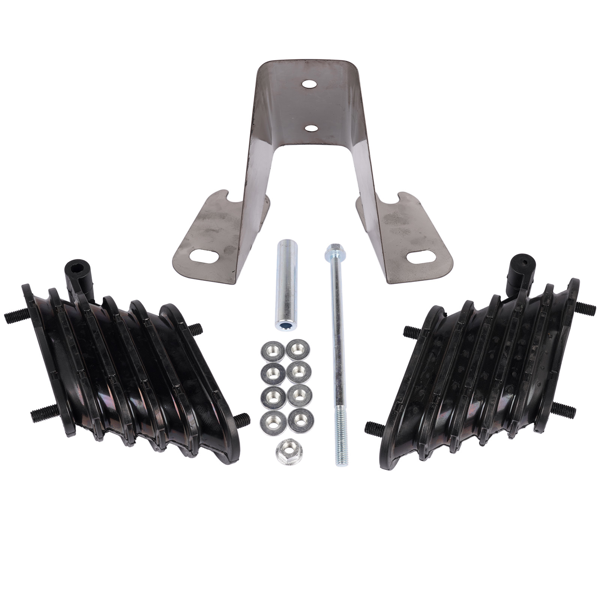 板簧减震支架 2x Bolster Springs & Wear Plate 64179-037/048 Replacement for Hendrickson Haulmaxx 460 46K-1