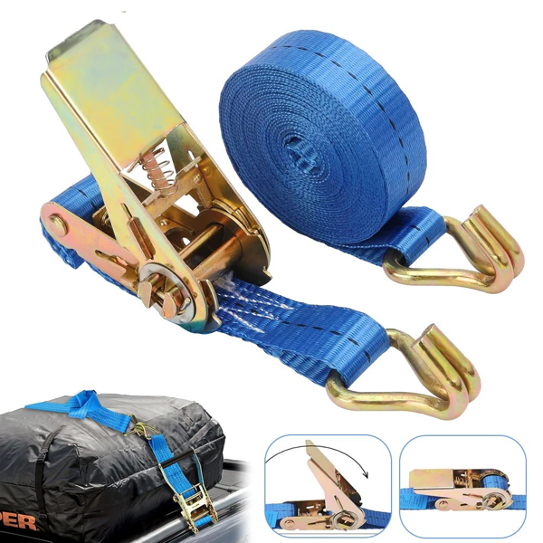 棘轮带系带4 x 25mm无头5米蓝色1500kg系带-4