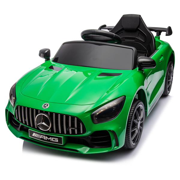双驱 12.00V 4.5Ah 跑车 AMG GTR 带2.4G遥控 绿色-10