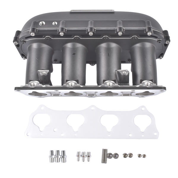 进气歧管 Black Center Feed Racing Intake Manifold Fits for K Series K20 K24 Acura RSX Honda Civic Si-8