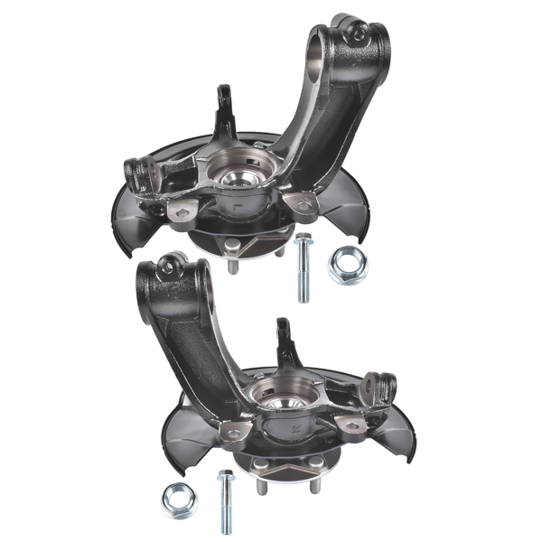 转向节总成 2pcs Front Steering Knuckles Wheel Bearing Hubs Set Fits for 2016-2022 Honda Pilot Left + Right-5