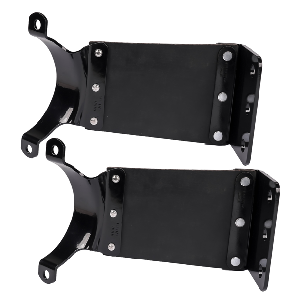 排气支架套件 Black 2 Pk Heavy Duty Exhaust Bracket Kit fits for Automann 562.U75846, PTR-14-13846-5