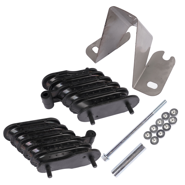 板簧减震支架 2x Bolster Springs & Wear Plate 64179-037/048 Replacement for Hendrickson Haulmaxx 460 46K-2