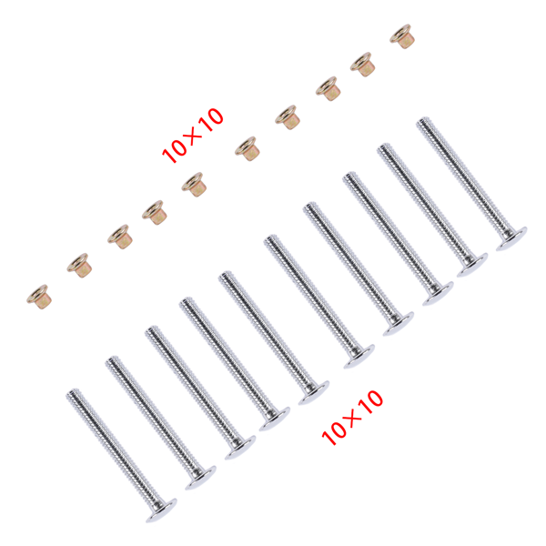 螺栓套装 100x 3/16" Medium Flange Collars Replacement for Peterbilt 379 Hucks & Collars MGP98T-R6-10G-4