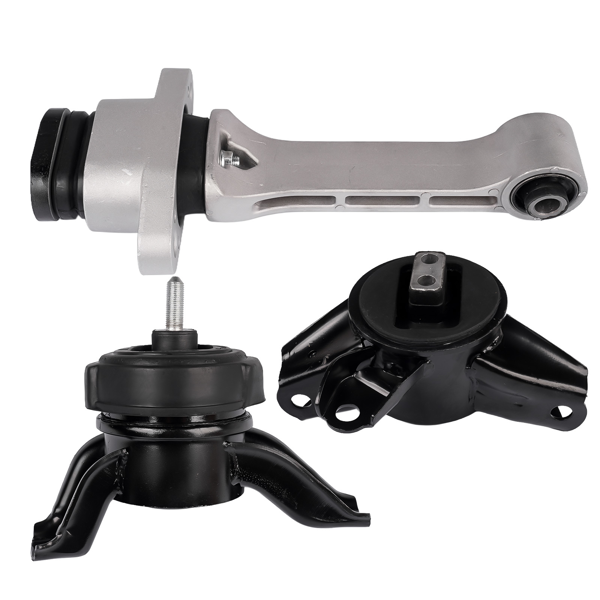 发动机支架 3Pcs Engine Motor and Transmission Mount Kit Fit for Hyundai Santa Fe Sport Luxury Sport Utility 4-Door-3