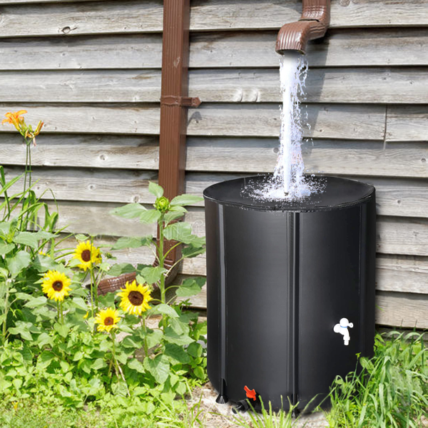 【替换99553861】50gal  黑色  PVC 可折叠 集雨桶-9