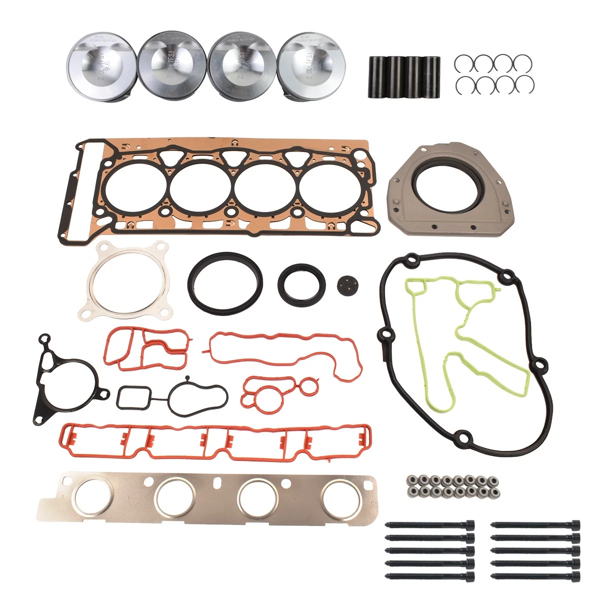 发动机大修包套装 Pistons Head Gaskets Kit Φ23mm Fits for Audi A4 Q5 VW EOS CC GTI Jetta GLI 2.0 TFSI 06H198401A 06J198401D-3