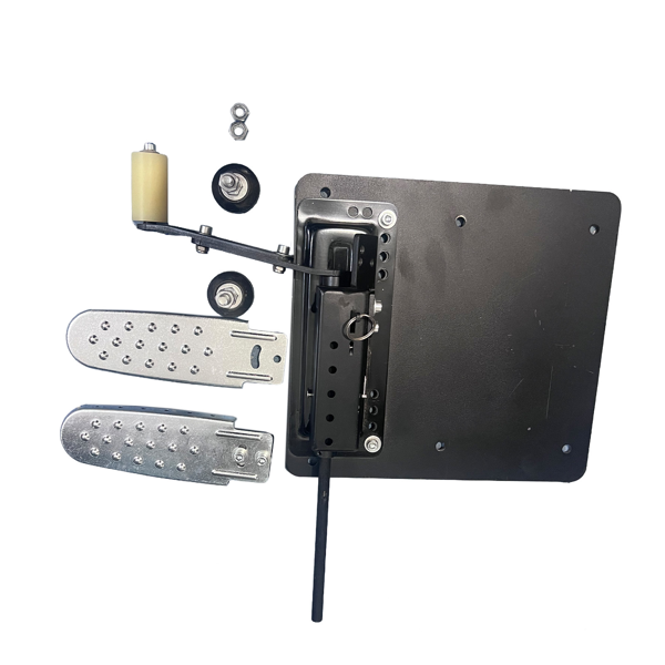 踏板 Portable Left Foot Accelerator Pedal Adj Quick Release w/ Footrest All-Metal-5
