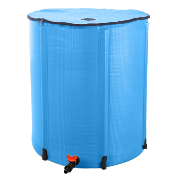 【替换35874197】50gal  蓝色  PVC 可折叠 集雨桶