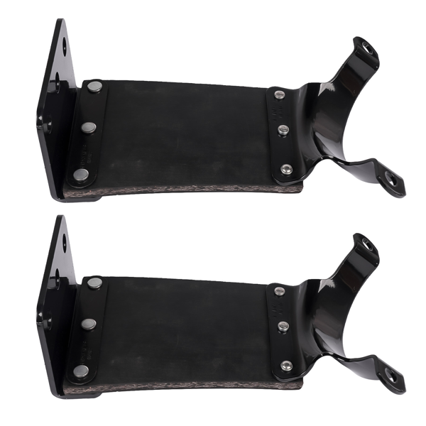 排气支架套件 Black 2 Pk Heavy Duty Exhaust Bracket Kit fits for Automann 562.U75846, PTR-14-13846-6