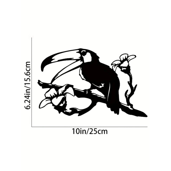 CIFbuy 复古蝴蝶鸟剪影金属花园插牌，耐候防锈乡村户外草坪庭院装饰品，适用于室内卧室、办公室的多功能装饰，送给热爱自然人士的贴心礼物。（TikTok, temu 自提物流）-8