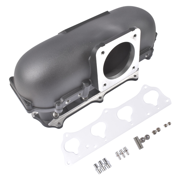 进气歧管 Black Center Feed Racing Intake Manifold Fits for K Series K20 K24 Acura RSX Honda Civic Si-5