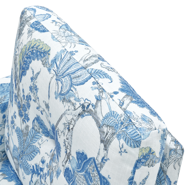 Floral Upholstery Degree Rotation Single Sofa Chair for Living Room, Bedroom, Office-11