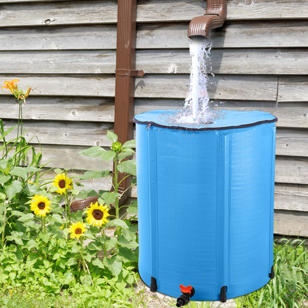 【替换35874197】50gal  蓝色  PVC 可折叠 集雨桶-14