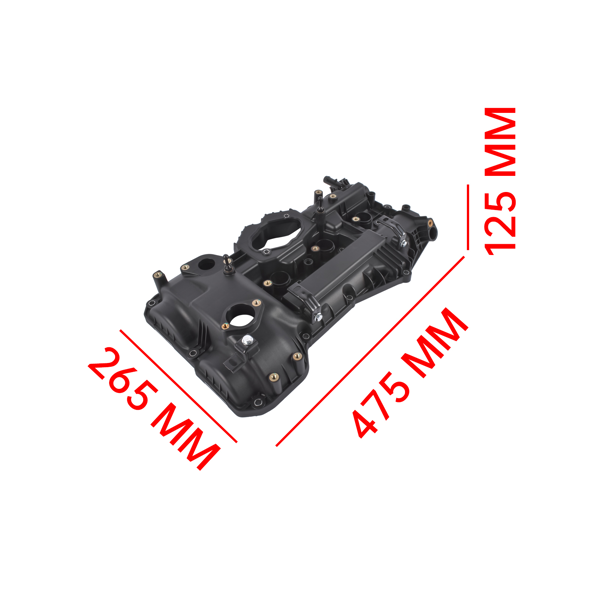 气门室盖 Engine Valve Cover Fits for Hyundai Santa Fe Kia Sorento 3.3L V6 Plastic-5