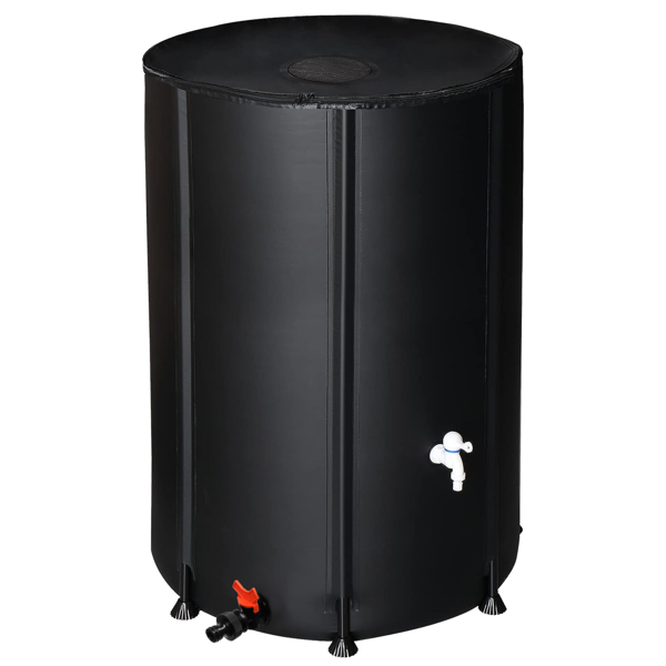 【替换3139070】100gal  黑色  PVC 可折叠 集雨桶-4