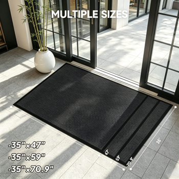 深灰色 pvc复合 1pc 商用地垫 入户用 90*120*0.7cm