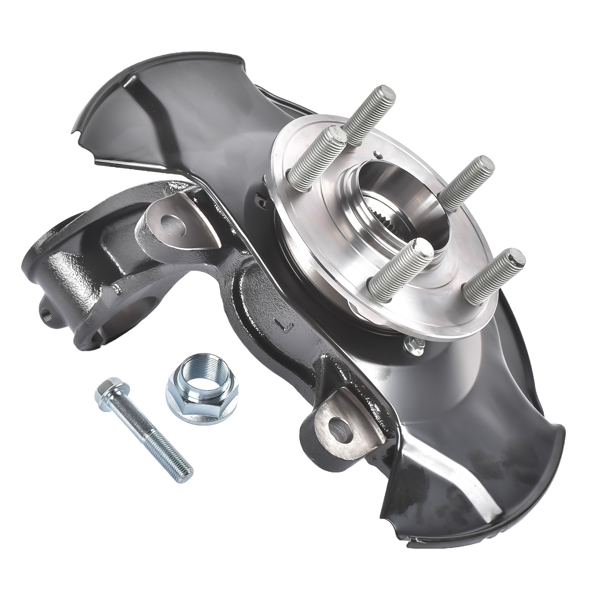 转向节总成 Front Left Side Steering Knuckle Wheel Bearing Hub Set  Fits for 2016-2022 Honda Pilot-5