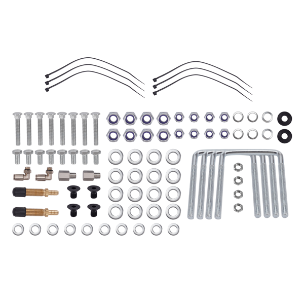 Air Helper Spring level Kit Rear fit for Toyota Tundra Limited Base 5000lb Air lines-4
