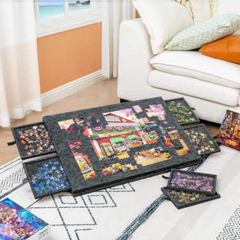 77*53*4.2cm灰色拼图垫--1000pcs