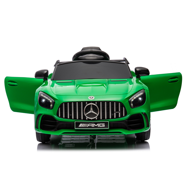 双驱 12.00V 4.5Ah 跑车 AMG GTR 带2.4G遥控 绿色-8