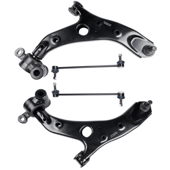 控制臂 4Pcs Front Left & Right Lower Control Arm w/Ball Joint Set for Mazda 6 CX-5 2.5L G46C34300 G46C34350 KD3534170