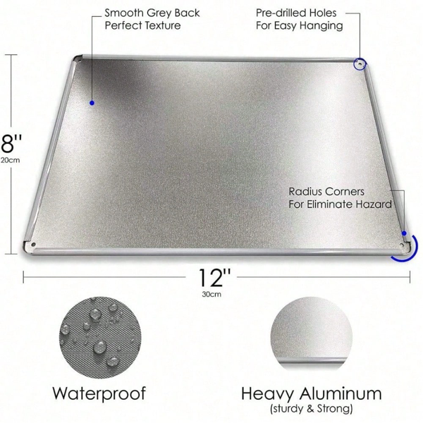 CIFbuy 本月最佳员工 复古金属招牌，复古墙面装饰 办公室吧台 8x12英寸（TikTok, temu 自提物流）-8