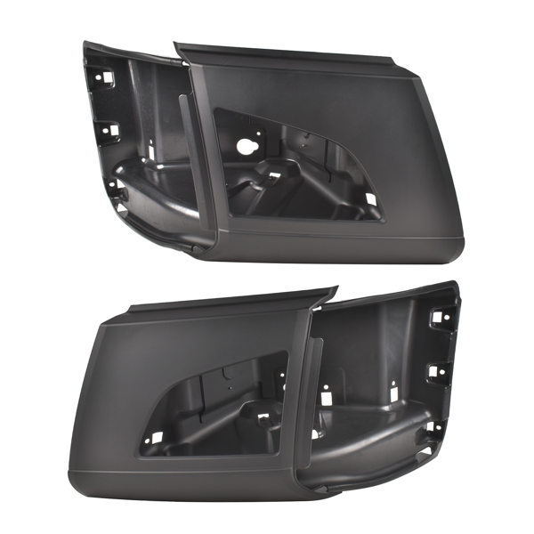 前保险杠包角 Pair Corner Bumper w/Fog Hole Replacement for Volvo VNL Trucks Driver & Passenger Side 18-24-6