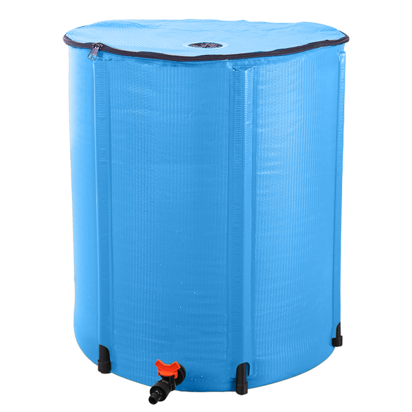 【替换35874197】50gal  蓝色  PVC 可折叠 集雨桶-1