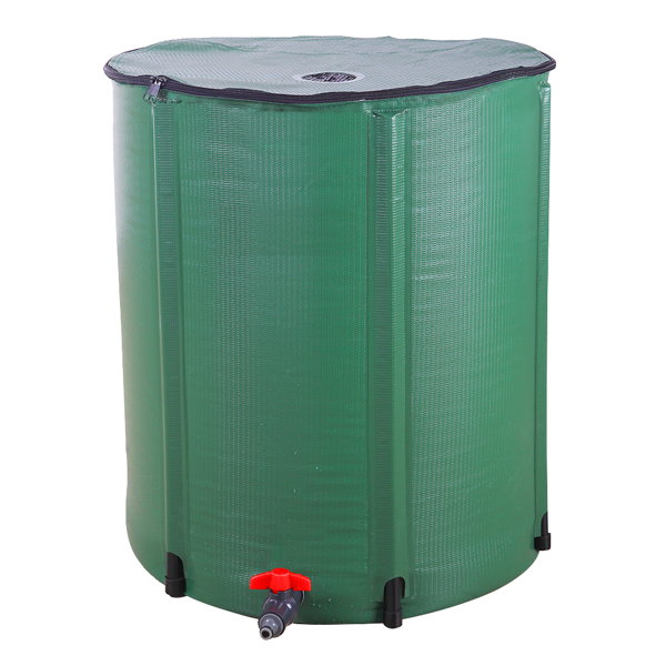 【替换26609988】66gal  绿色  PVC 可折叠 集雨桶-1