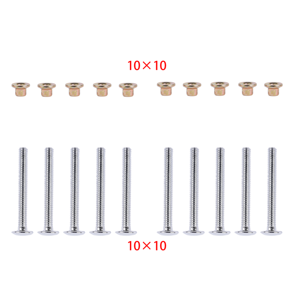 螺栓套装 100x 3/16" Medium Flange Collars Replacement for Peterbilt 379 Hucks & Collars MGP98T-R6-10G-1