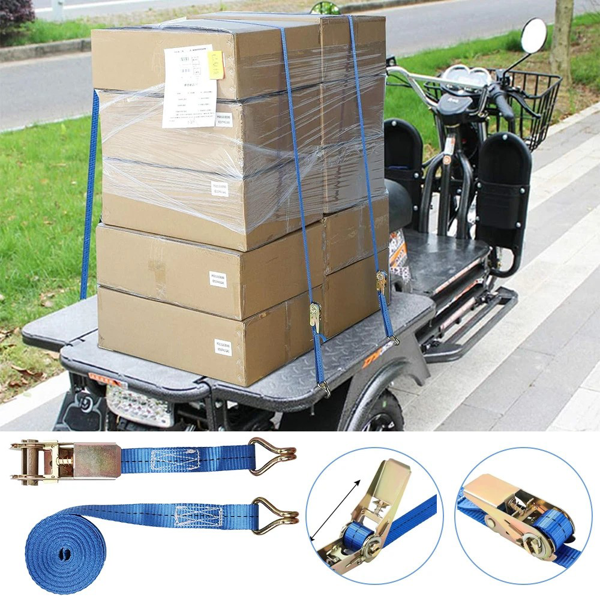 棘轮带系带4 x 25mm无头5米蓝色1500kg系带-5
