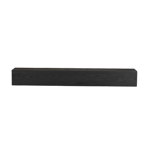48'' Fireplace Mantel Western Red Cedar Wall-Mounted & Floating Shelf for Home Decor Textured Wood Grain Surface-13
