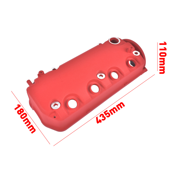 气门室盖 Red Racing Rocker Engine Valve Cover Fits for 1992-1995 HONDA CIVIC SOHC VTEC D15 D16-9