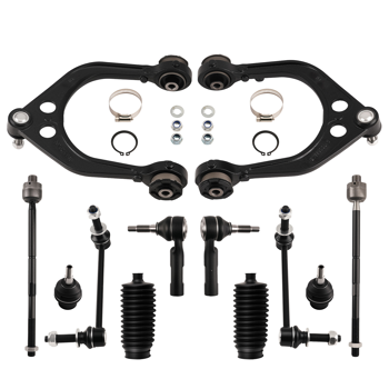 12x Front Upper Suspension Control Arm +Tie Rod fit for RWD Charger Magnum 2005-2010