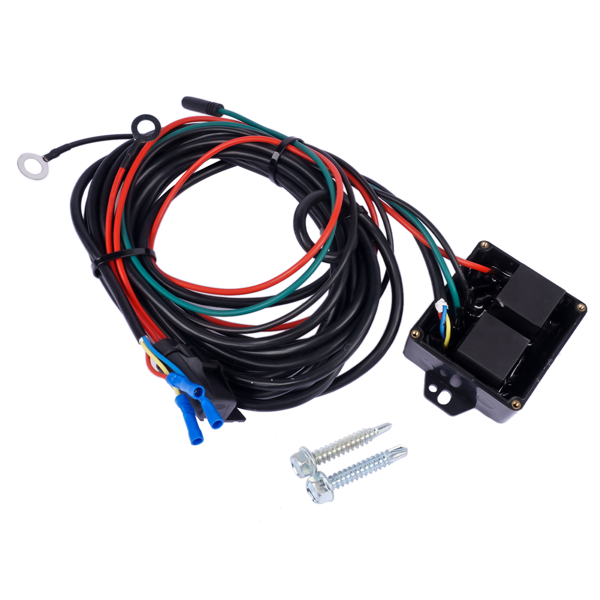 继电器线束 Hydraulic Jack Plate Relay Wiring Harness Kit Replacement for Atlas Series AHJRELAYKIT-2-DP-3