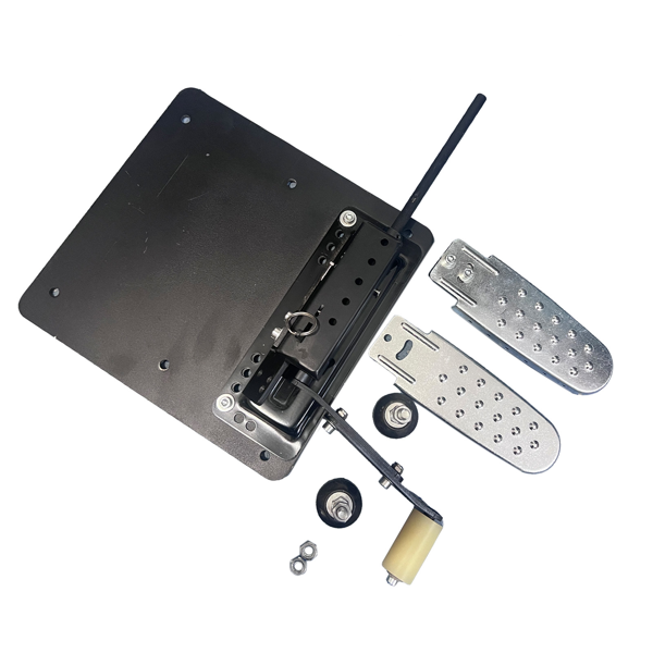踏板 Portable Left Foot Accelerator Pedal Adj Quick Release w/ Footrest All-Metal-7