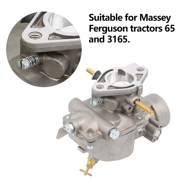 适用于 Massey Ferguson 拖拉机 65 3165 165、194996M93、517099M93 的全新化油器-2