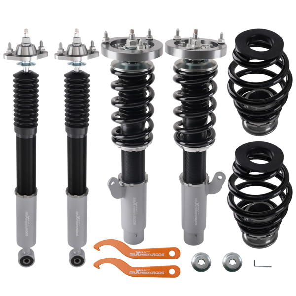 Coilovers 24 Click Damper Adjustable Shocks fit for BMW 3 Series E46 RWD 1999-2005-1